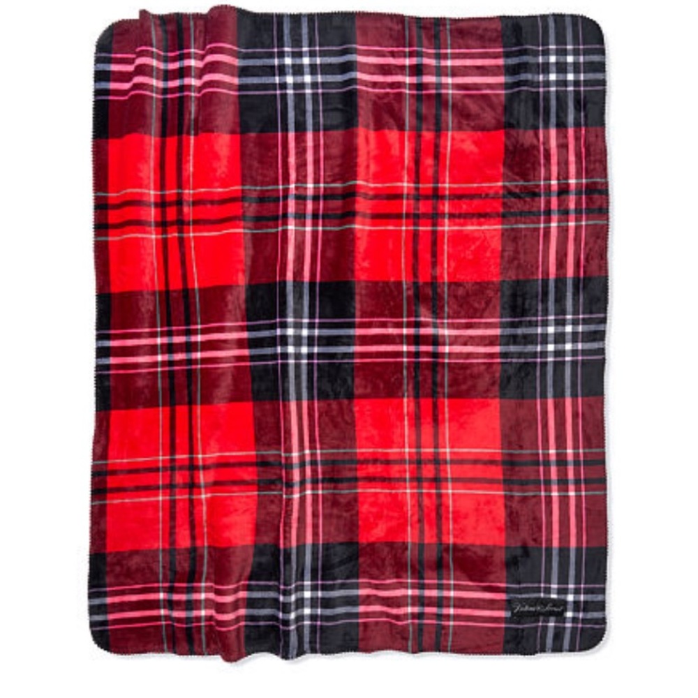 Victoria Secret Buffalo Plaid Sherpa Blanket